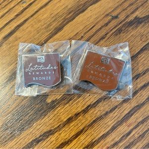 4/$15 Two Norwegian cruise line loyalty pins